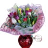 hermoso arreglo en tulipanes mixtos - Imagen 2