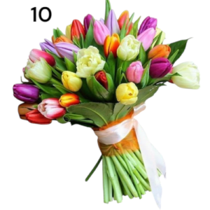 buque de 40 tulipanes surtidos
