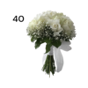 hermoso buque de novia de 12 rosas