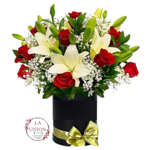 Hermosa caja 15 tallos mix