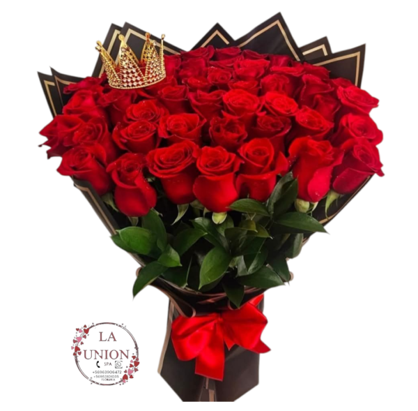 Ramo de mano 50 rosas