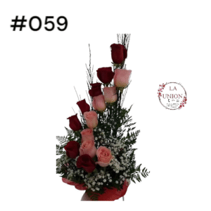 Espiral de 14 rosas