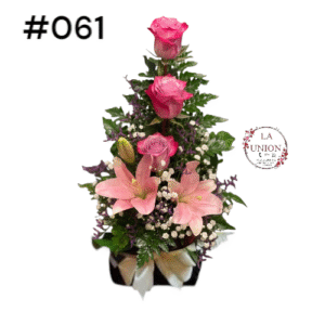 Arrimo  con 4 flores