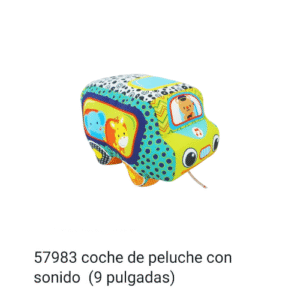 coche de peluche con sonido