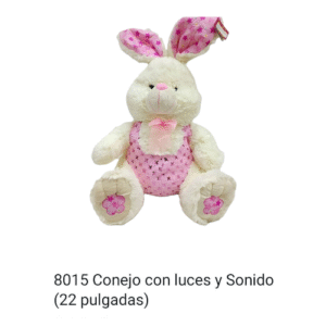 hermoso conejo con luces y sonido