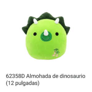 almohada de dinosaurio