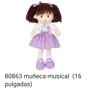hermosa muñeca musical