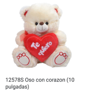 hermoso oso con corazón