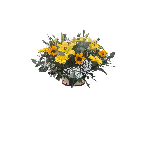 Canasto CON 15 FLORES - Imagen 2