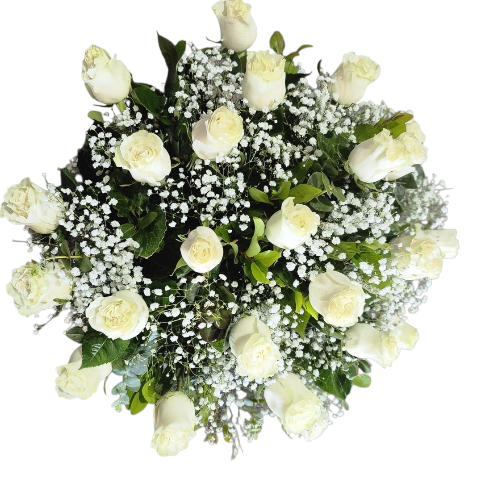 CANASTO CON 25 ROSAS - Imagen 2