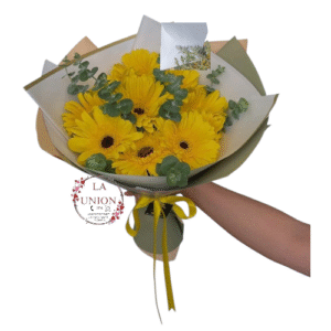 Hermoso arreglo  de 10 gerberas
