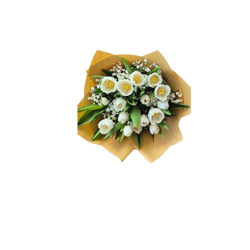 Hermoso ramo de 16 tulipanes - Imagen 2