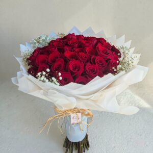 BOUQUET PASIÓN MAMÁ 75 ROSAS ROJAS