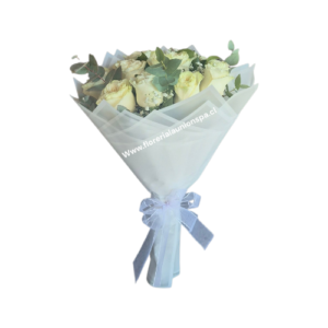 12 Rosas blancas