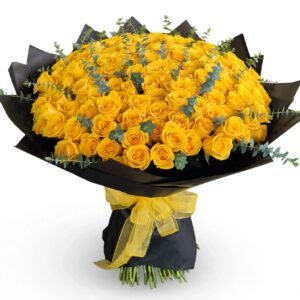 Elegante arreglo de 200 hermosas rosas